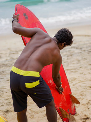 Black Board Shorts